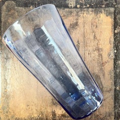 Early Twentieth Century Large Sapphire Blue Vase