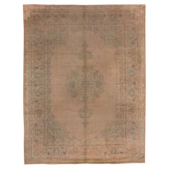 Early Twentieth Century Oushak in Faded Red