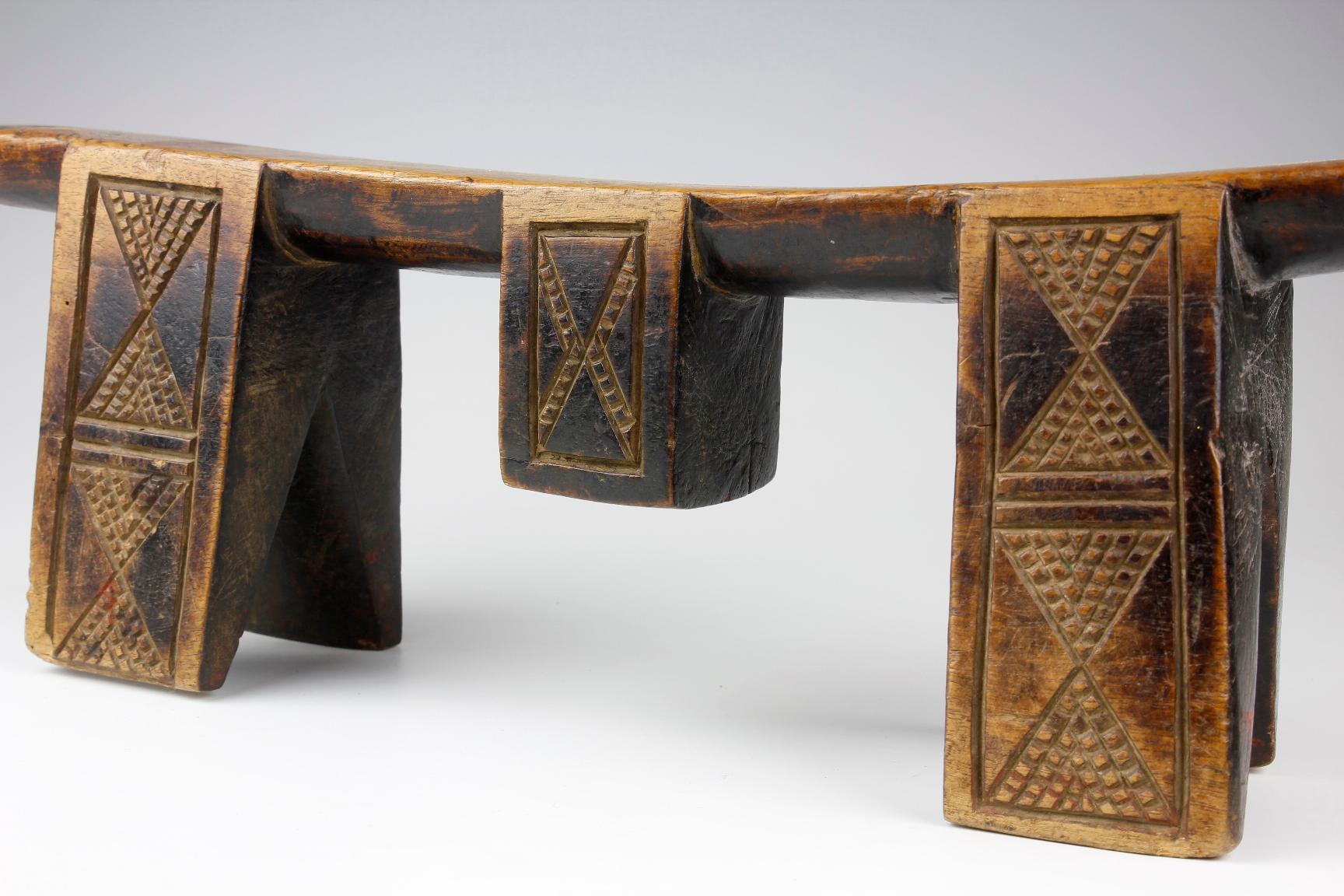 Hardwood Early Twentieth-Century South African Headrest For Sale