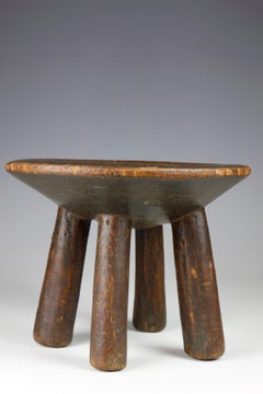 Early Twentieth-Century Tanzanian Village Stool