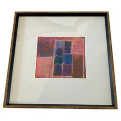 Early Twenty First Century Veronica Benning Abstract Oil Pastel on Acid-Free Pap