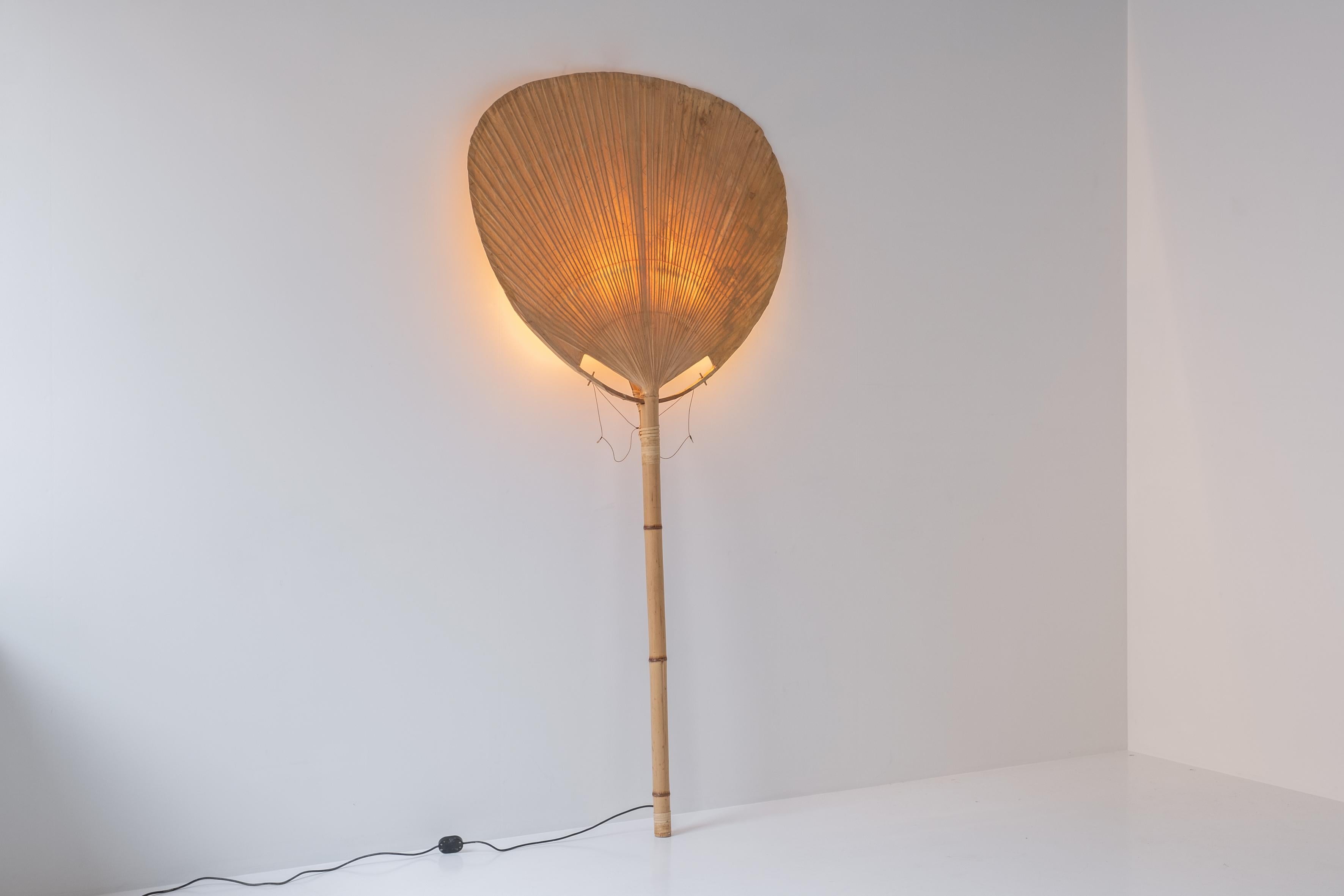 Early ‘Uchiwa’ Floor Lamp by Ingo Maurer for M Design, Germany, 1977 8
