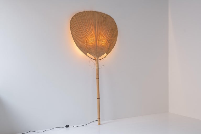 Early ‘Uchiwa’ Floor Lamp by Ingo Maurer for M Design, Germany, 1977 For Sale 8
