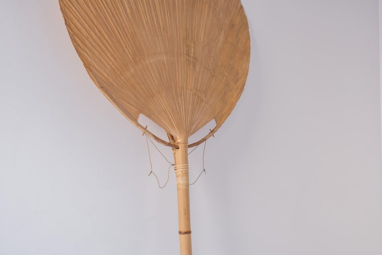 Mid-Century Modern Early ‘Uchiwa’ Floor Lamp by Ingo Maurer for M Design, Germany, 1977 For Sale