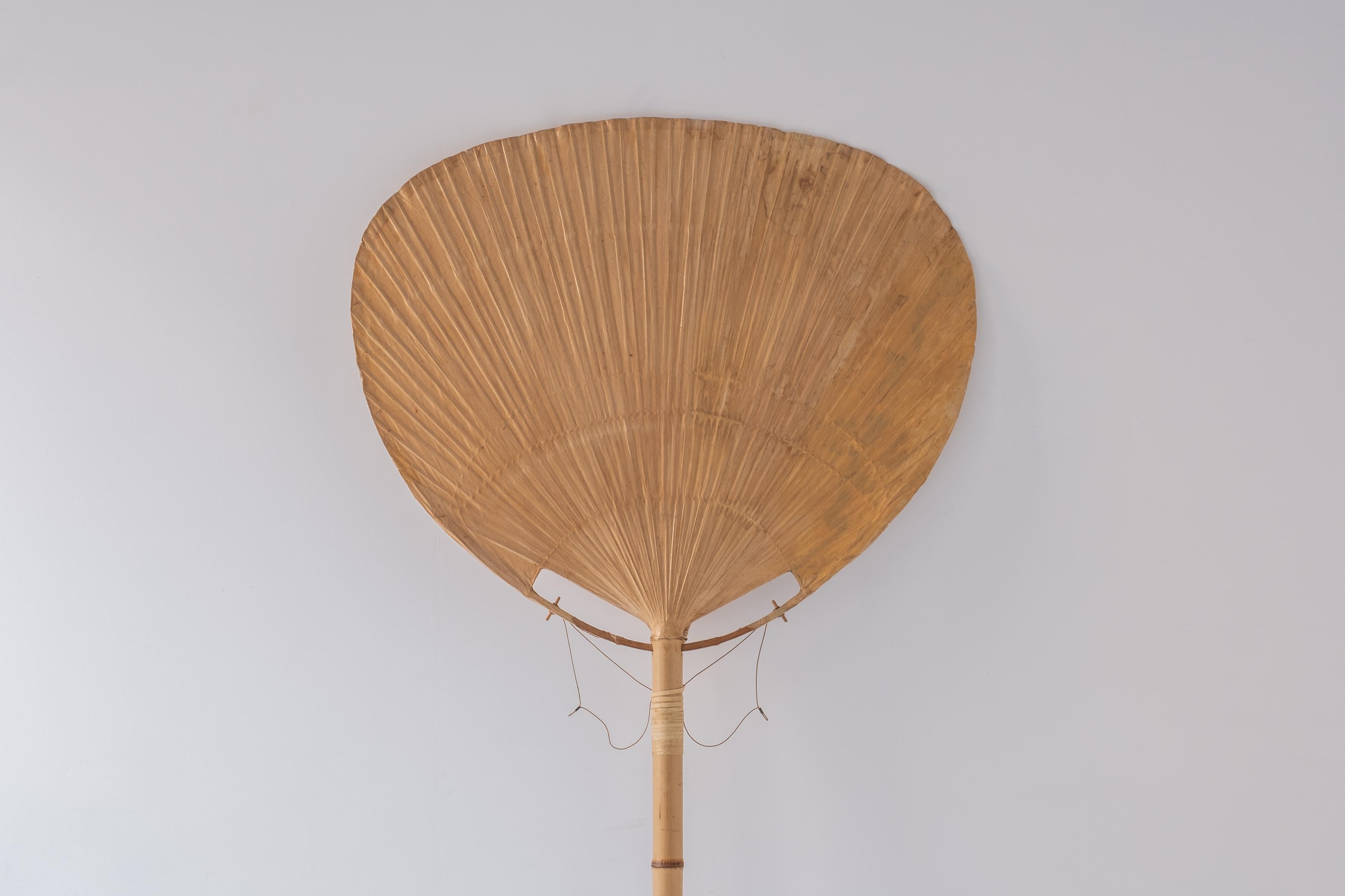Early ‘Uchiwa’ Floor Lamp by Ingo Maurer for M Design, Germany, 1977 2