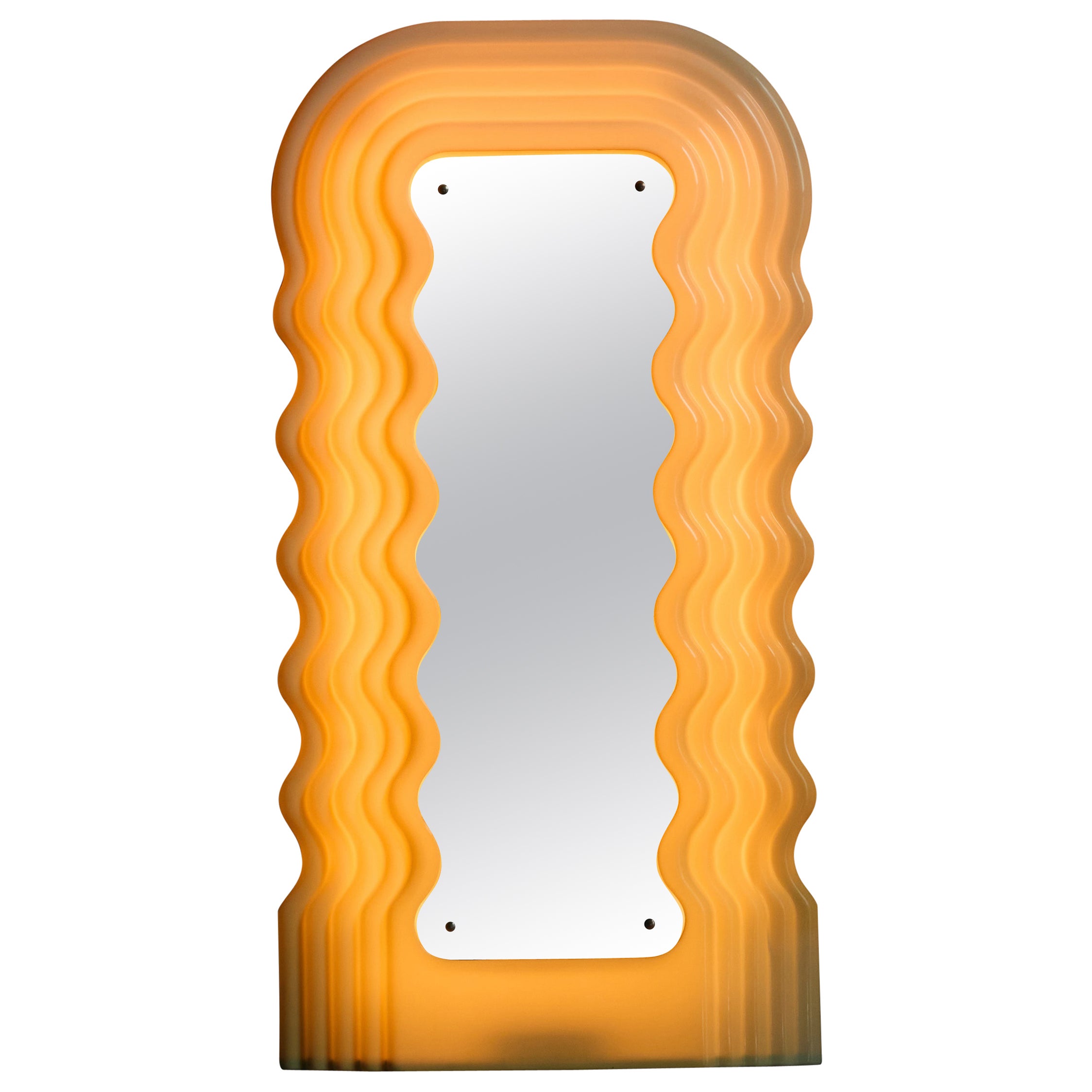 Early Ultrafragola Mirror by Ettore Sottsass for Poltronova, Italy, 1970s