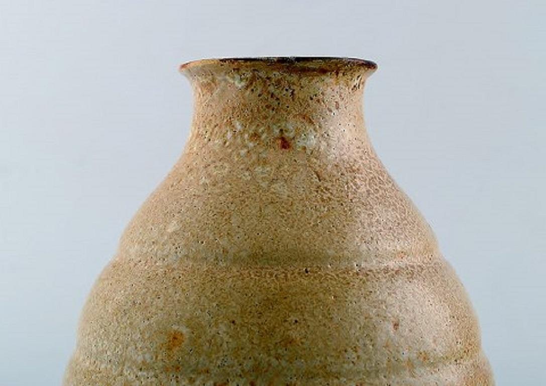 Arts and Crafts Vaso di ceramica unico Patrick Nordstrom, In our own workshop, anni 1910 in vendita