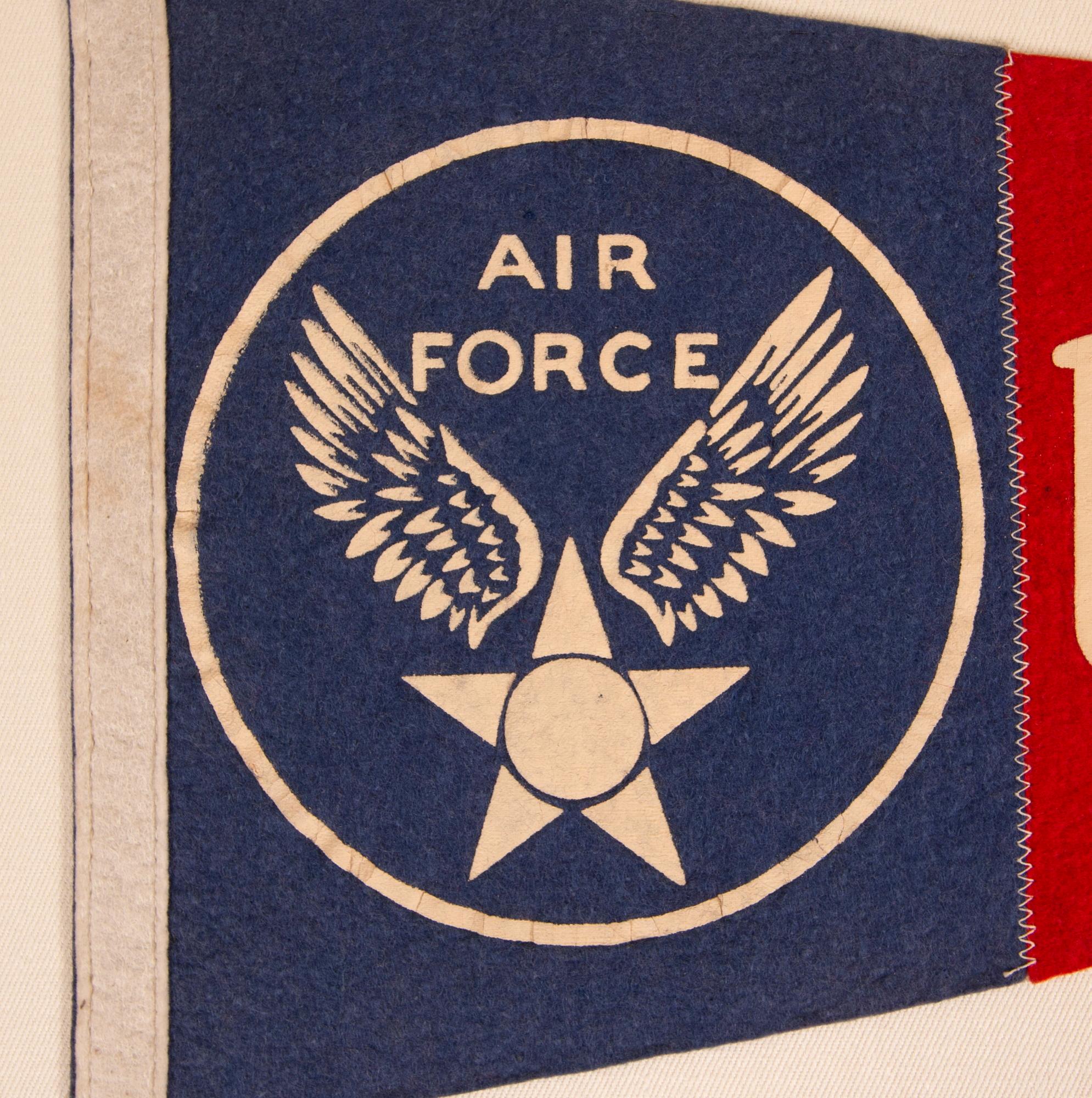 American Early United States Air Force Pennant, ca 1947-1950
