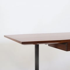 Early variant Osvaldo Borsani desk with two drawers for Tecno, Italy 1950s