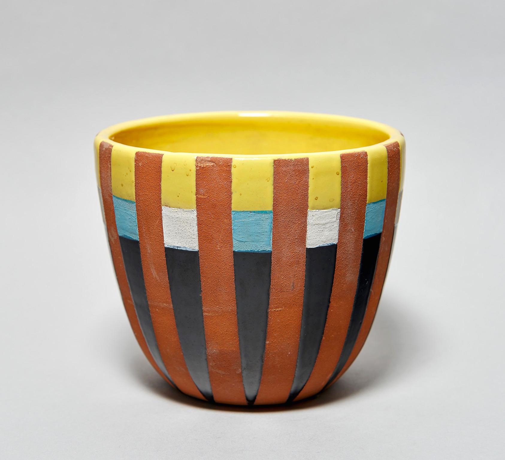 Mid-20th Century Bitossi Vase Attributed to Ettore Sottsass, circa 1958 For Sale