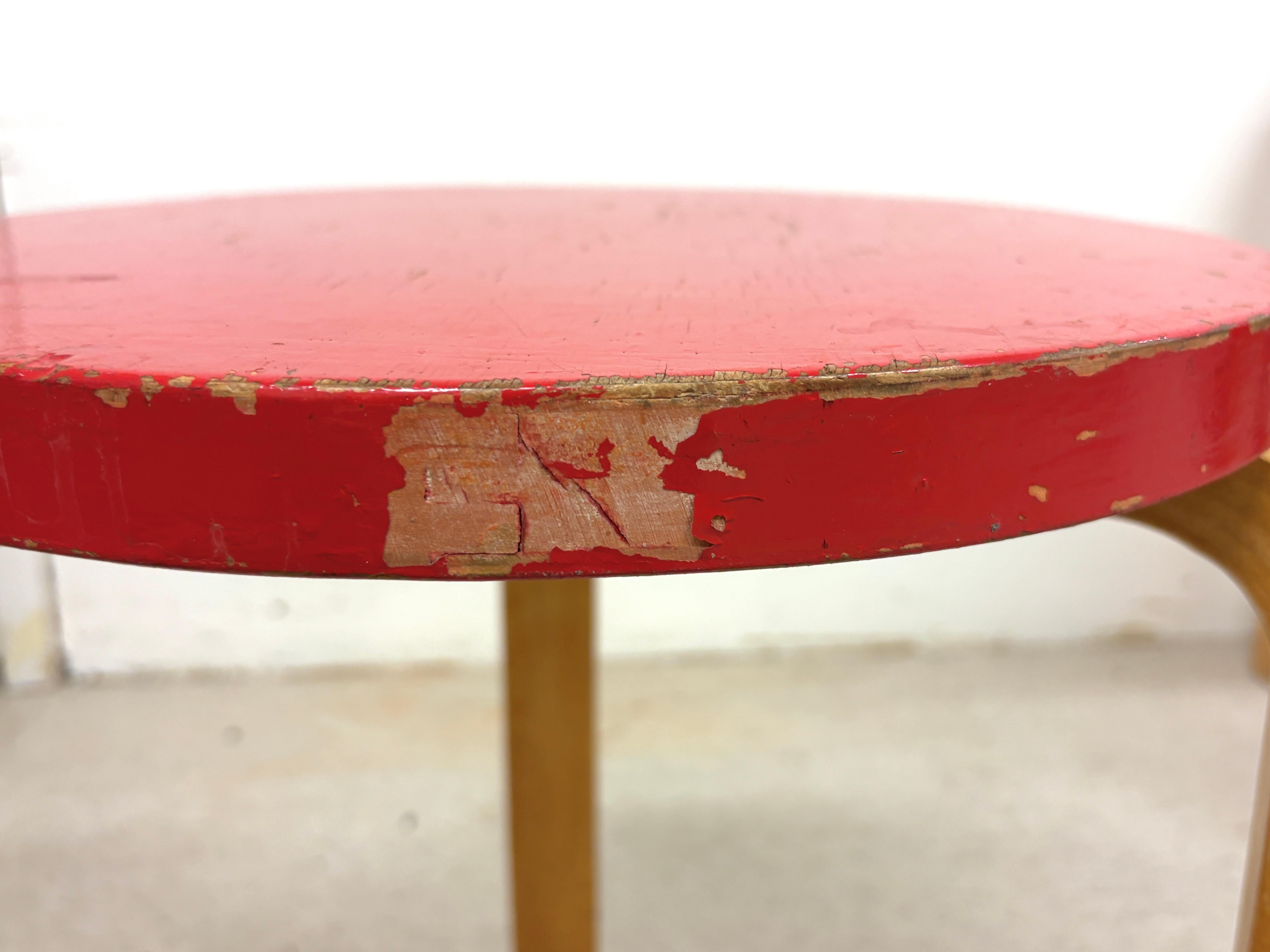 Early version of Iconic Alvar Aalto Stool 60 - Vintage Condition en vente 1