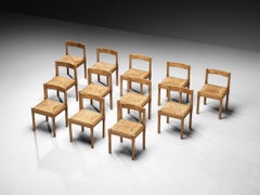 Sillas de comedor «Carimate» de Vico Magistretti para Mario Luigi Comi, de madera, de sus primeros años