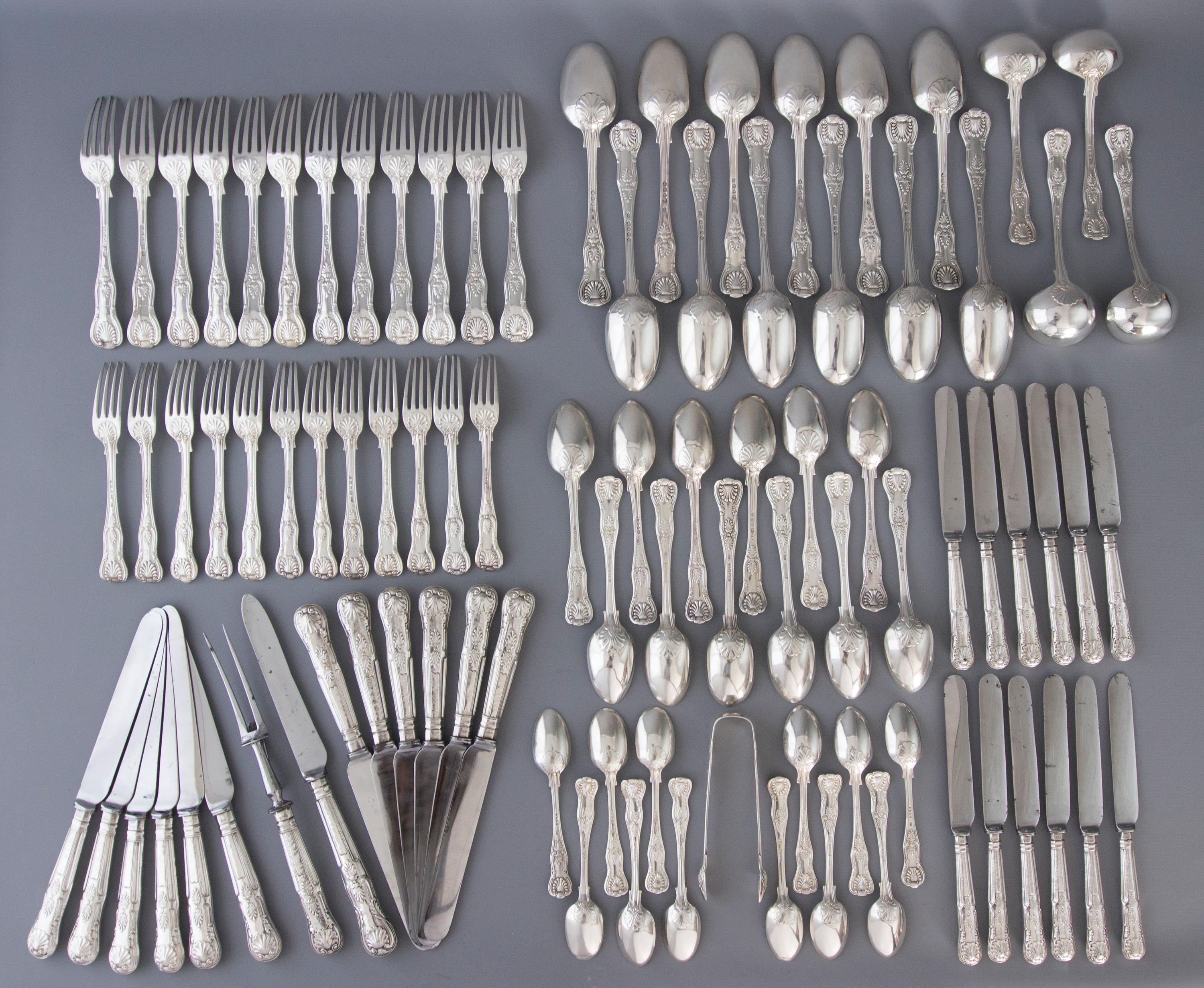 kings pattern silver cutlery