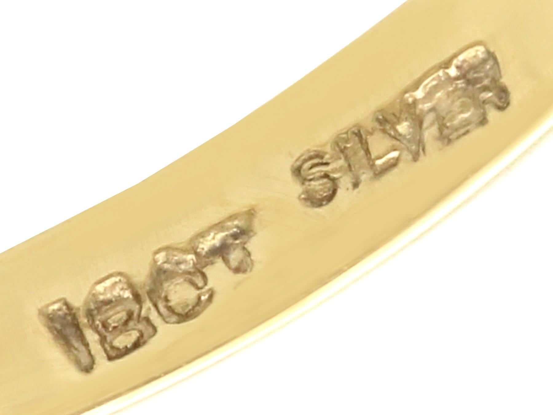 Women's Early Victorian 1.72 Carat Diamond and Yellow Gold Cocktail Ring For Sale