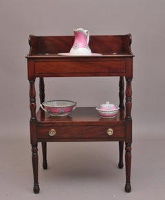 Early Victorian 19th Century mahogany washstand
