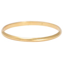 Early Victorian 22 Karat Gold Wedding Ring