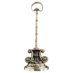 Early Victorian Brass Door Porter