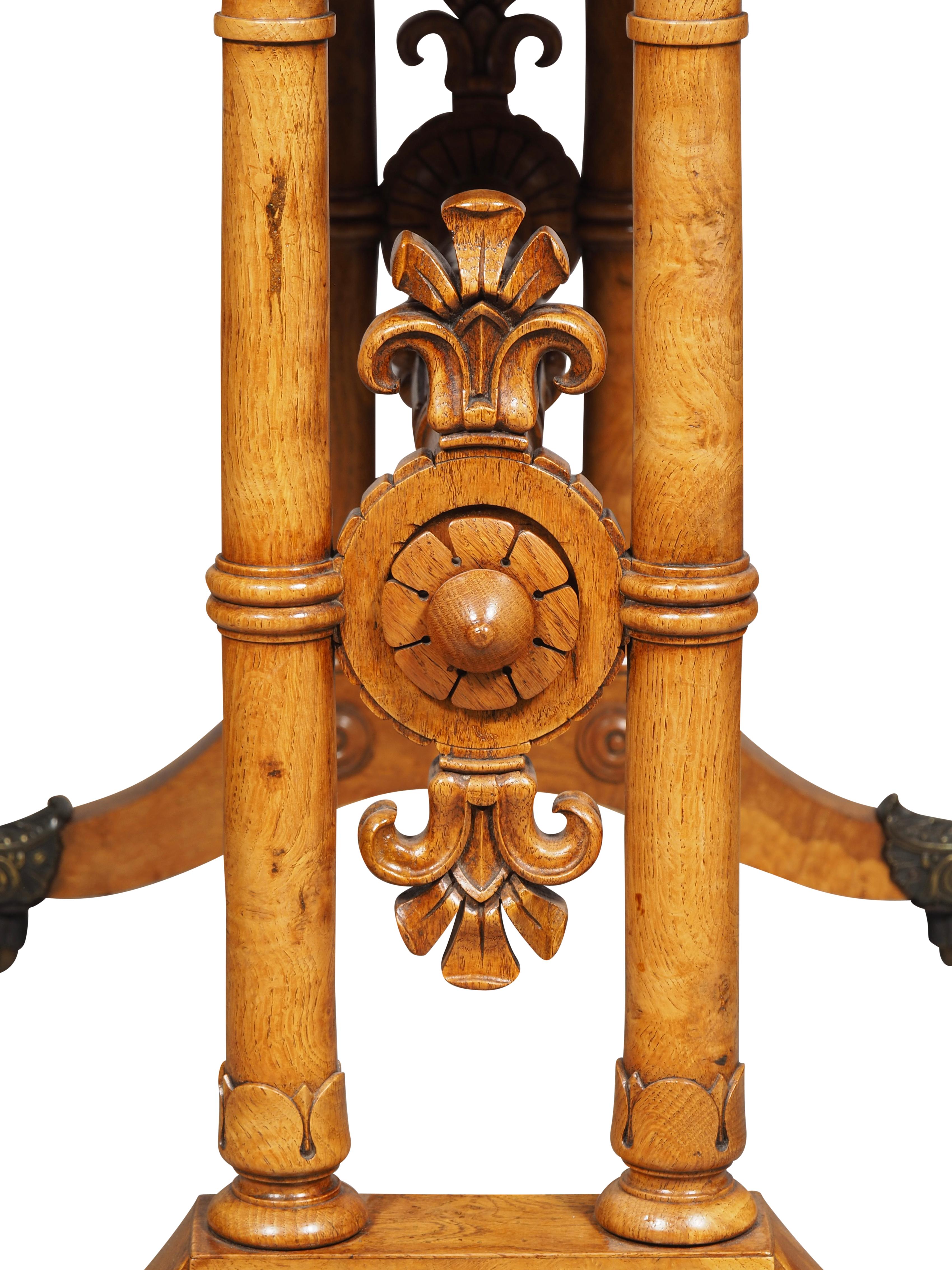 Early Victorian Burr Elm Writing Table For Sale 5