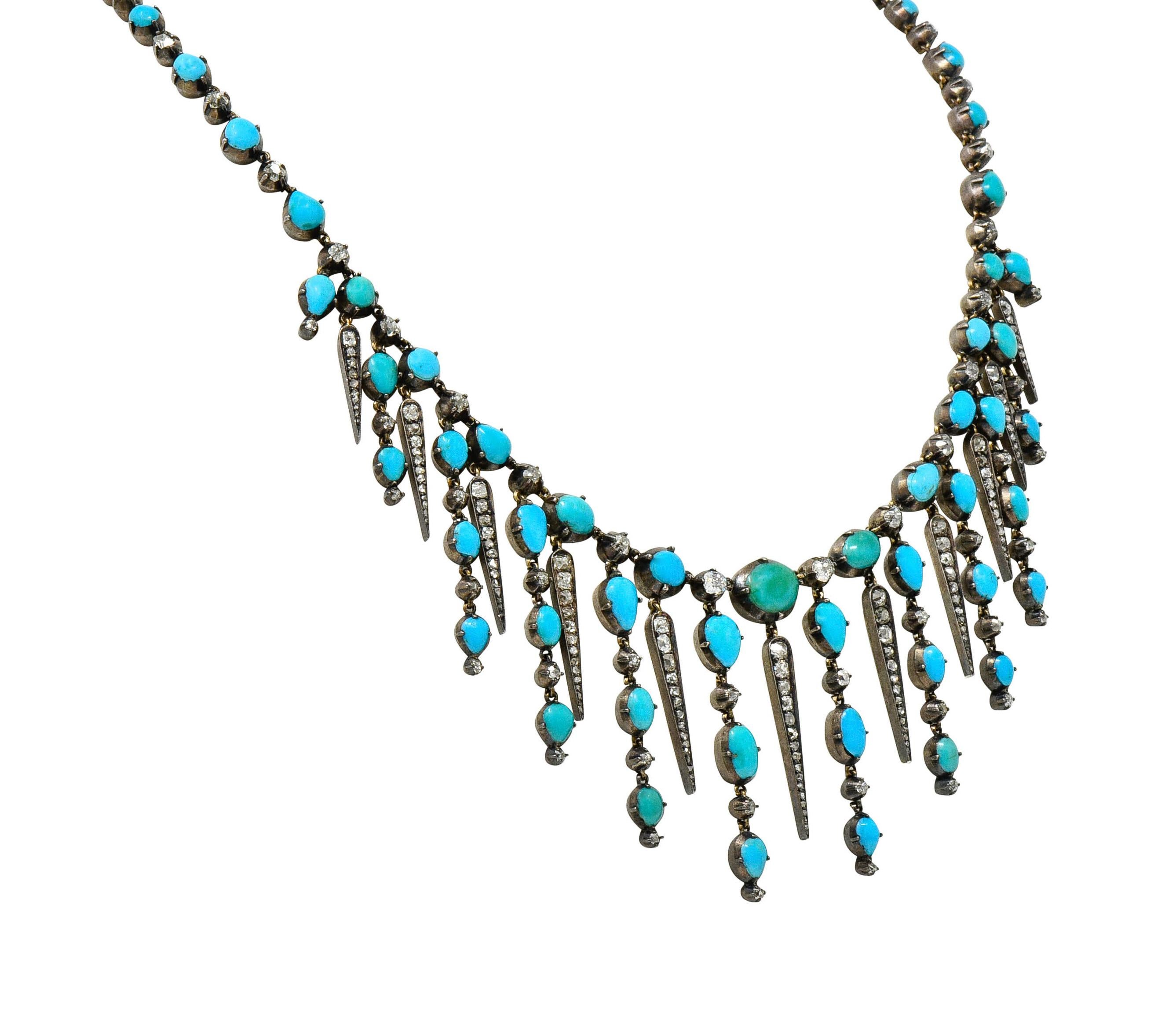 victorian turquoise necklace