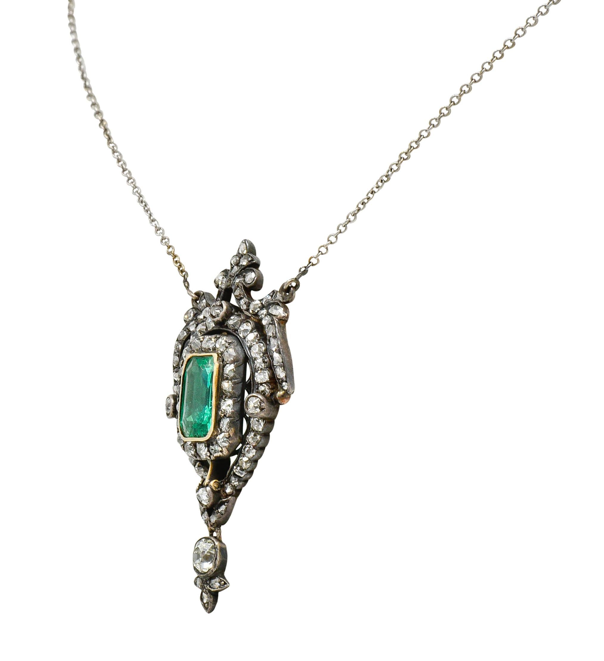 victorian emerald necklace