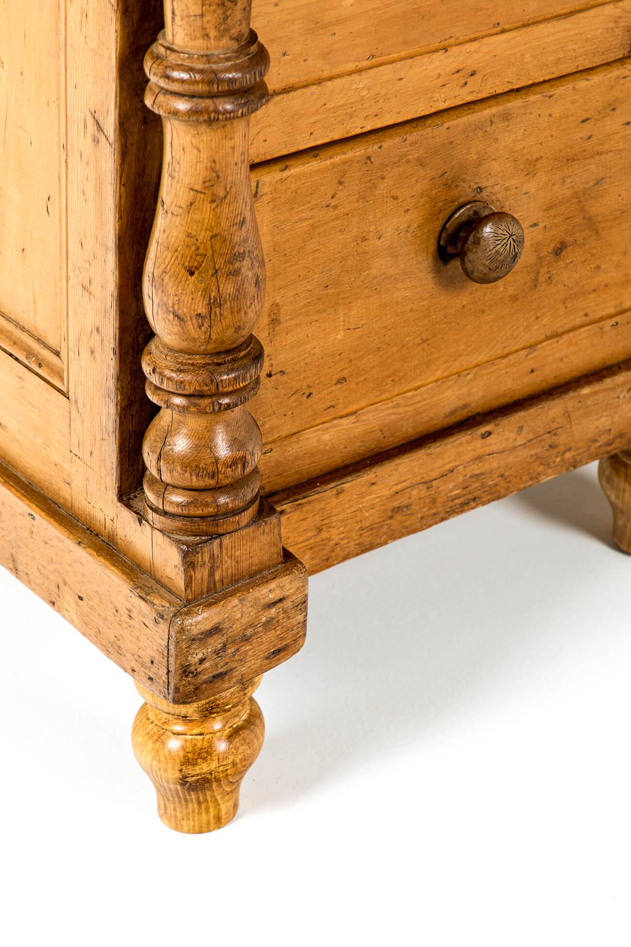 19th Century Early Victorian English Dresser Base with Drawers For Sale