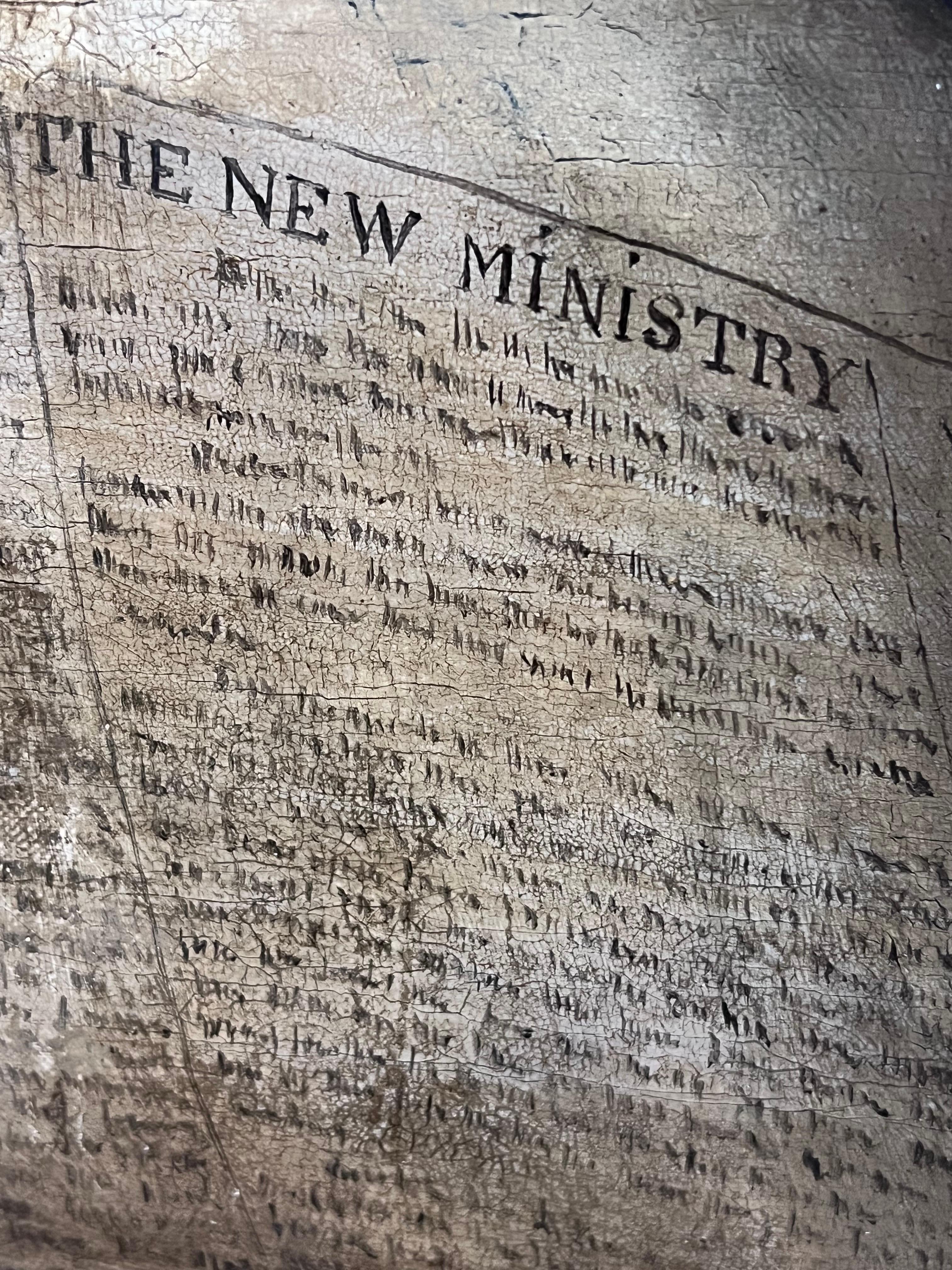 Ritratto inglese molto grande del 1840 di un gentiluomo di campagna che tiene in mano un giornale del Times in vendita 11