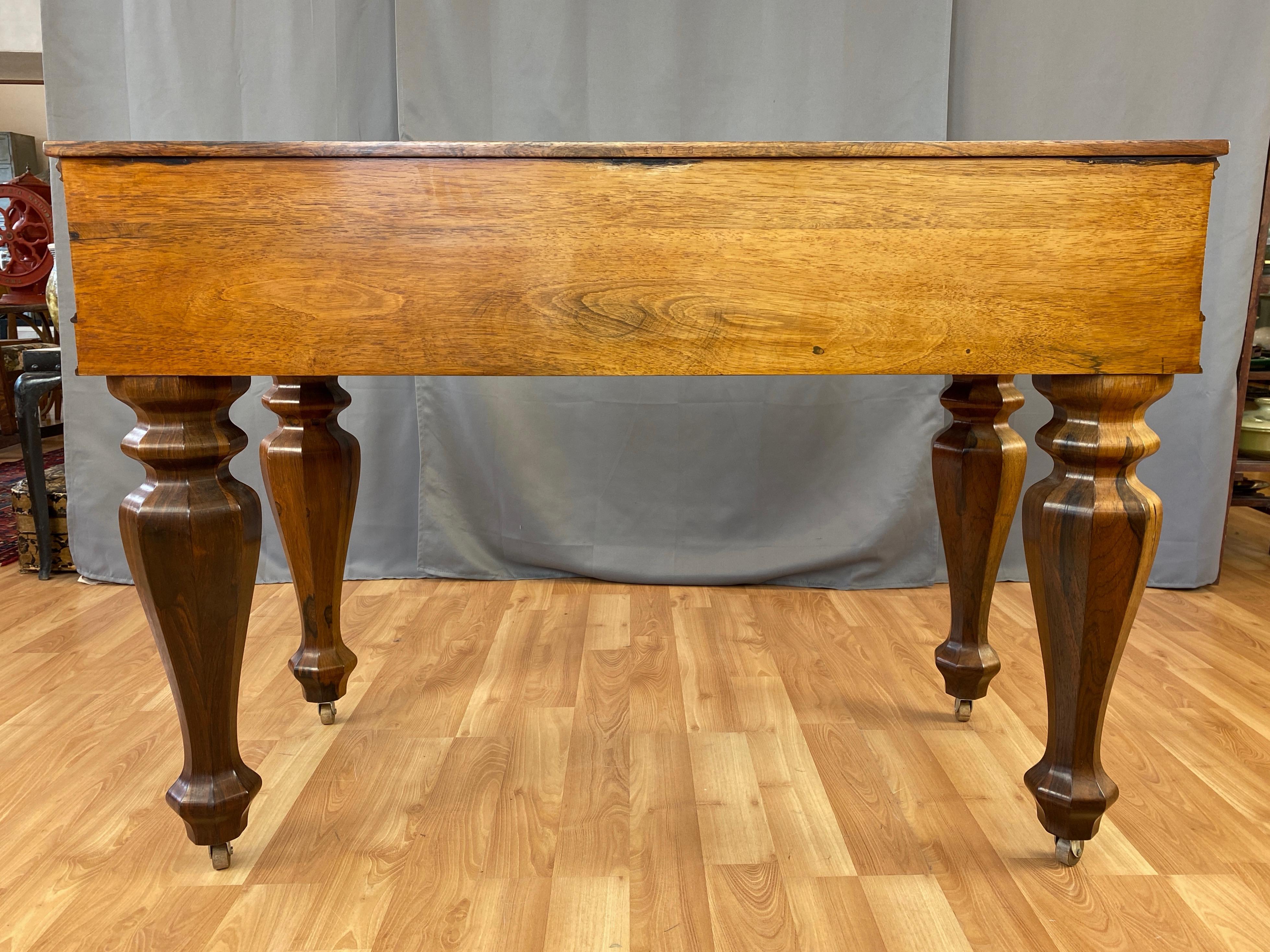 Early Victorian Era Rosewood Melodeon Flip-Top Desk, 1850s 2