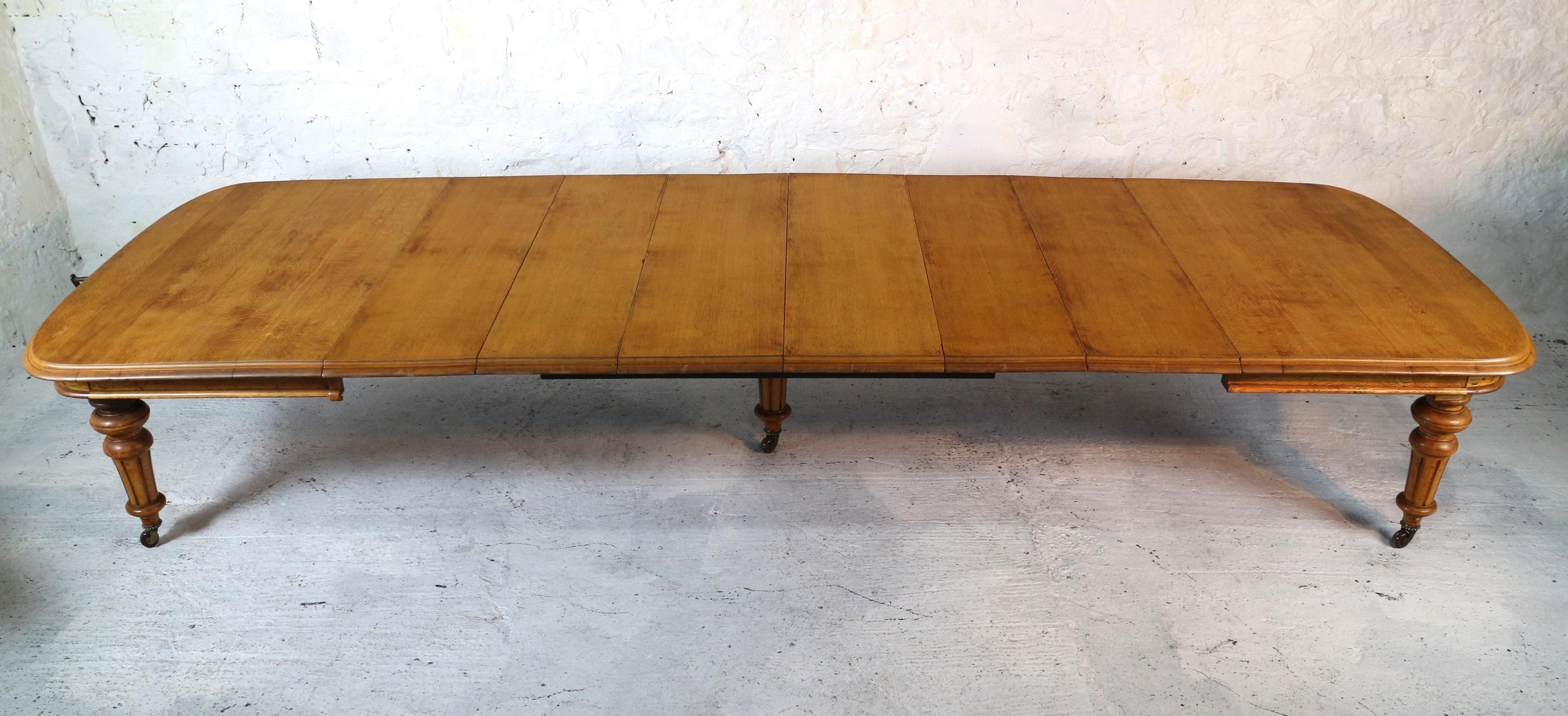 extra wide dining table