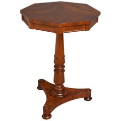 Early Victorian Flamed Mahogany Occasional Table