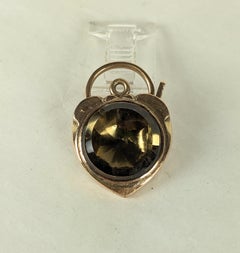 Early Victorian Foiled Gemstone Padlock