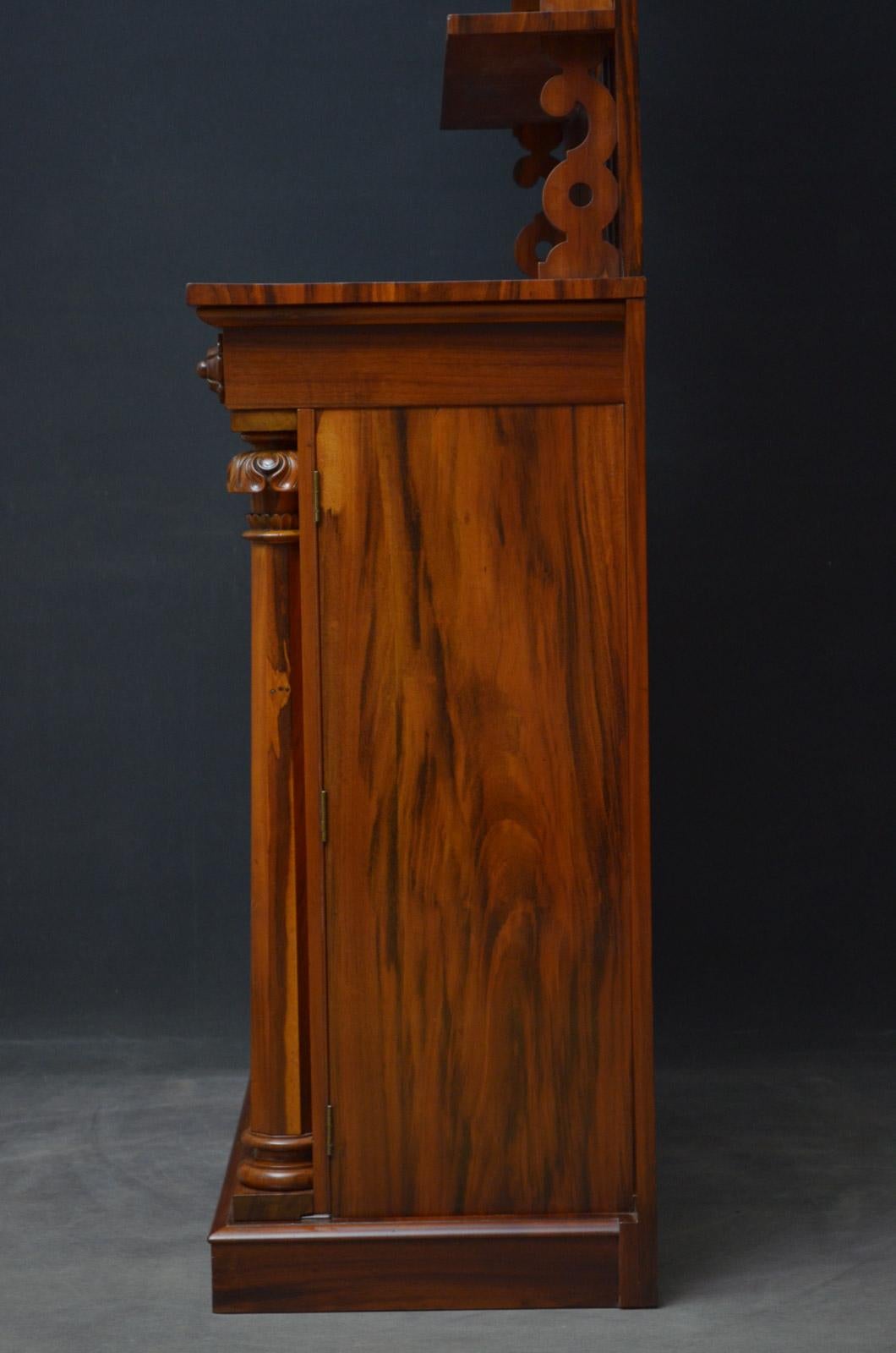 Early Victorian Goncalo Alves Chiffonier For Sale 5