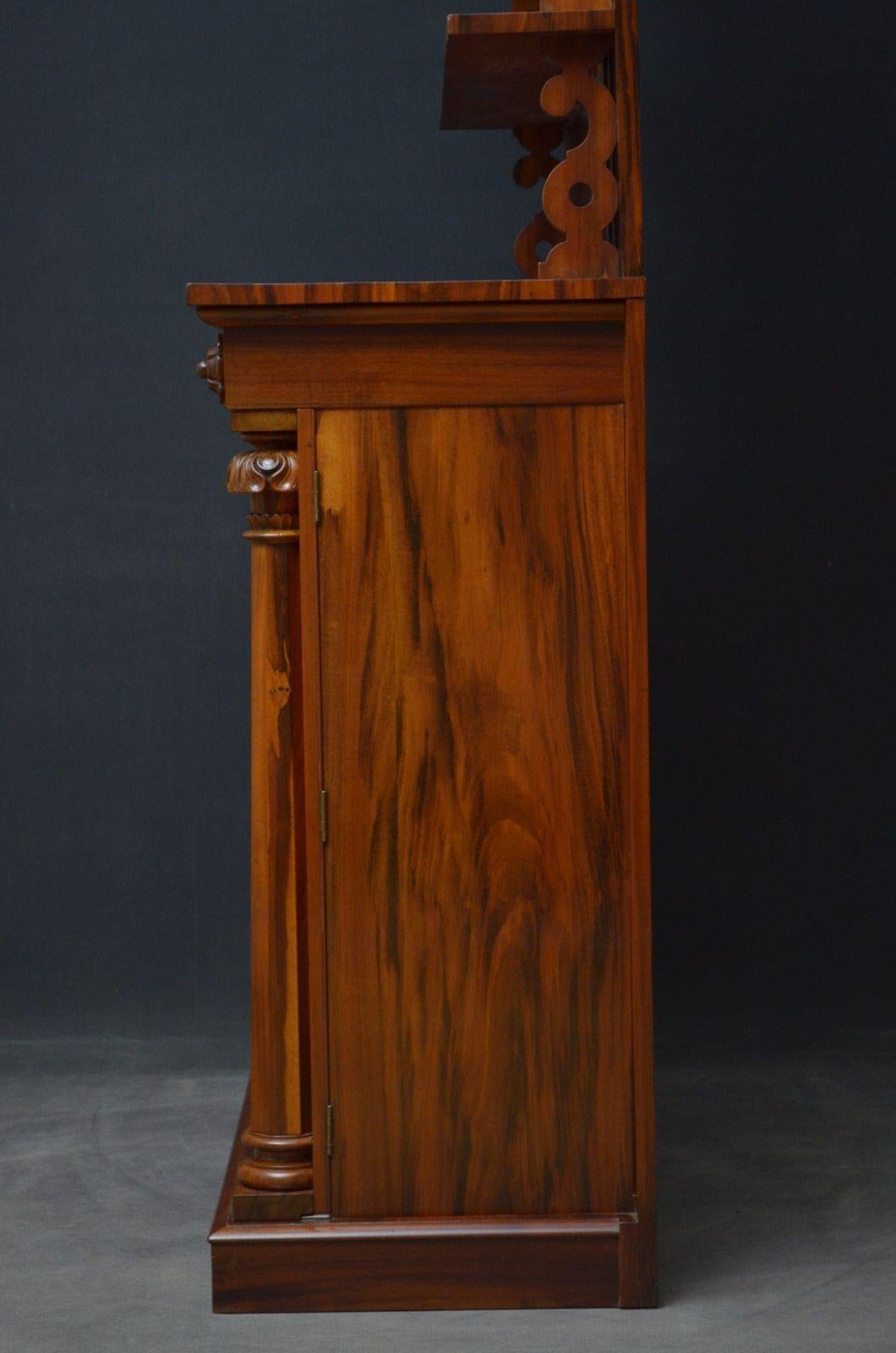 Early Victorian Goncalo Alves Chiffonier For Sale 6