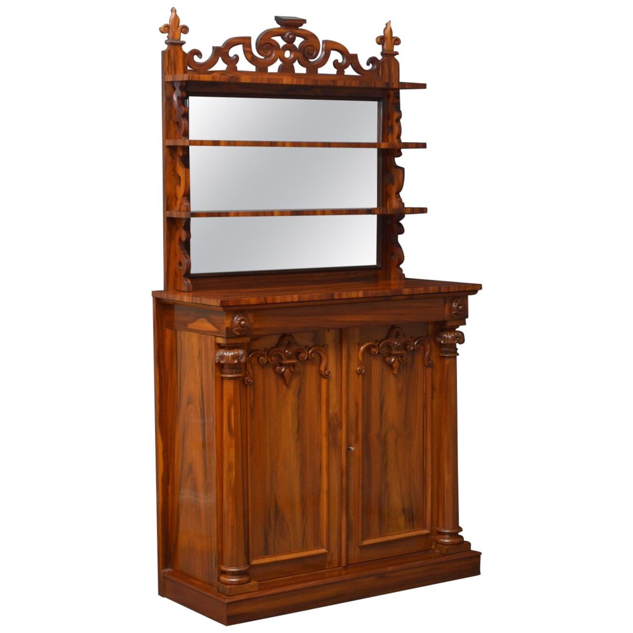 Early Victorian Goncalo Alves Chiffonier For Sale