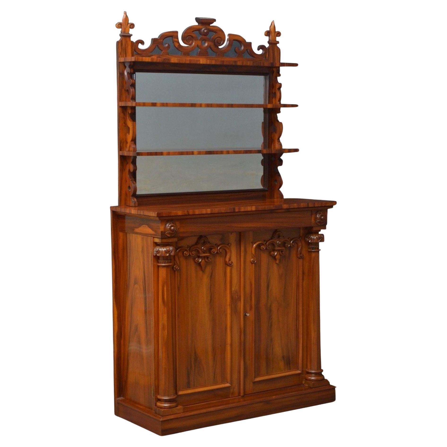 Early Victorian Goncalo Alves Chiffonier For Sale