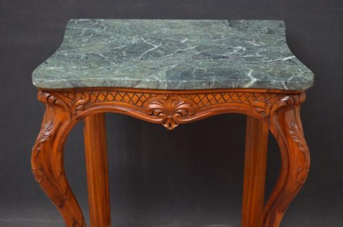 Early Victorian Goncalo Alves Console Table For Sale 1