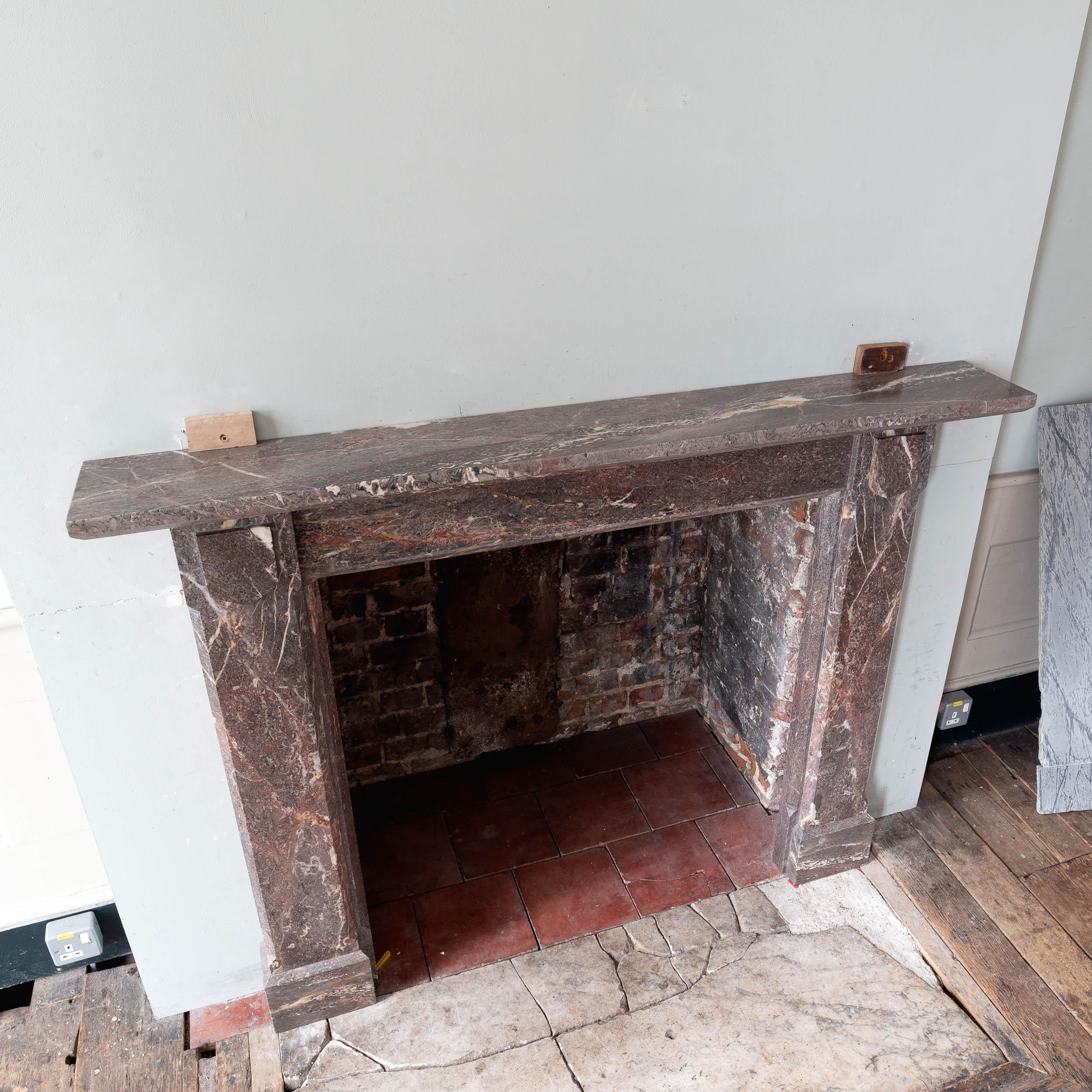 Early Victorian Gothic Revival Fireplace For Sale 10