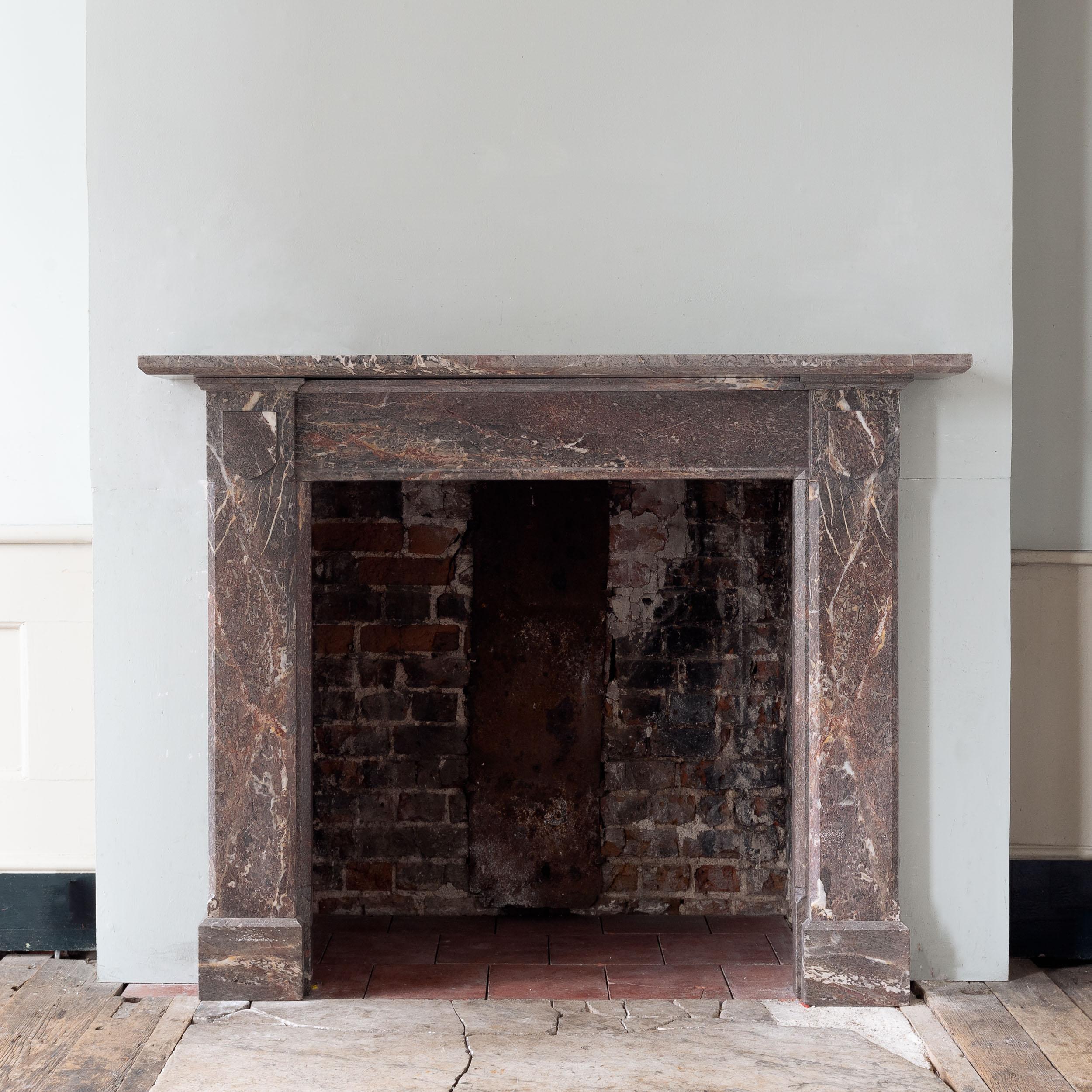 Early Victorian Gothic Revival Fireplace For Sale 12