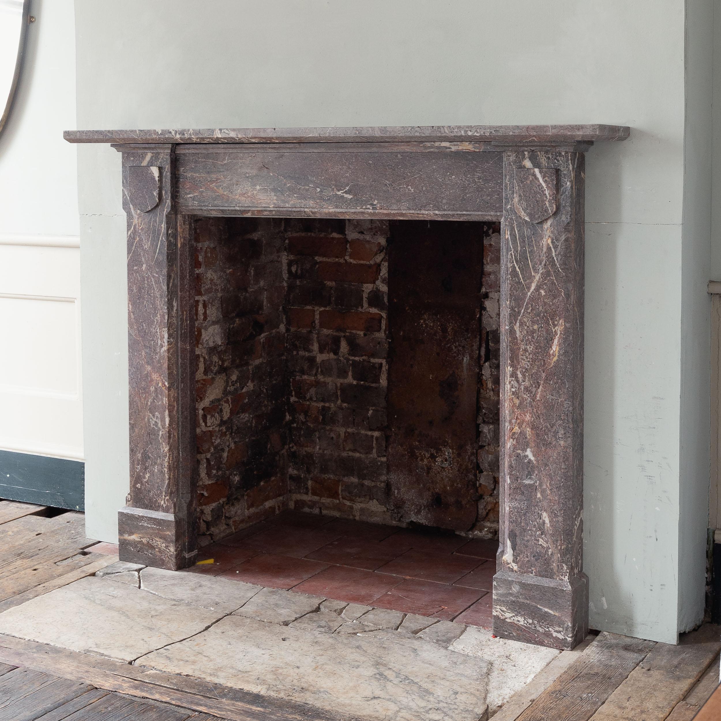 Early Victorian Gothic Revival Fireplace For Sale 2