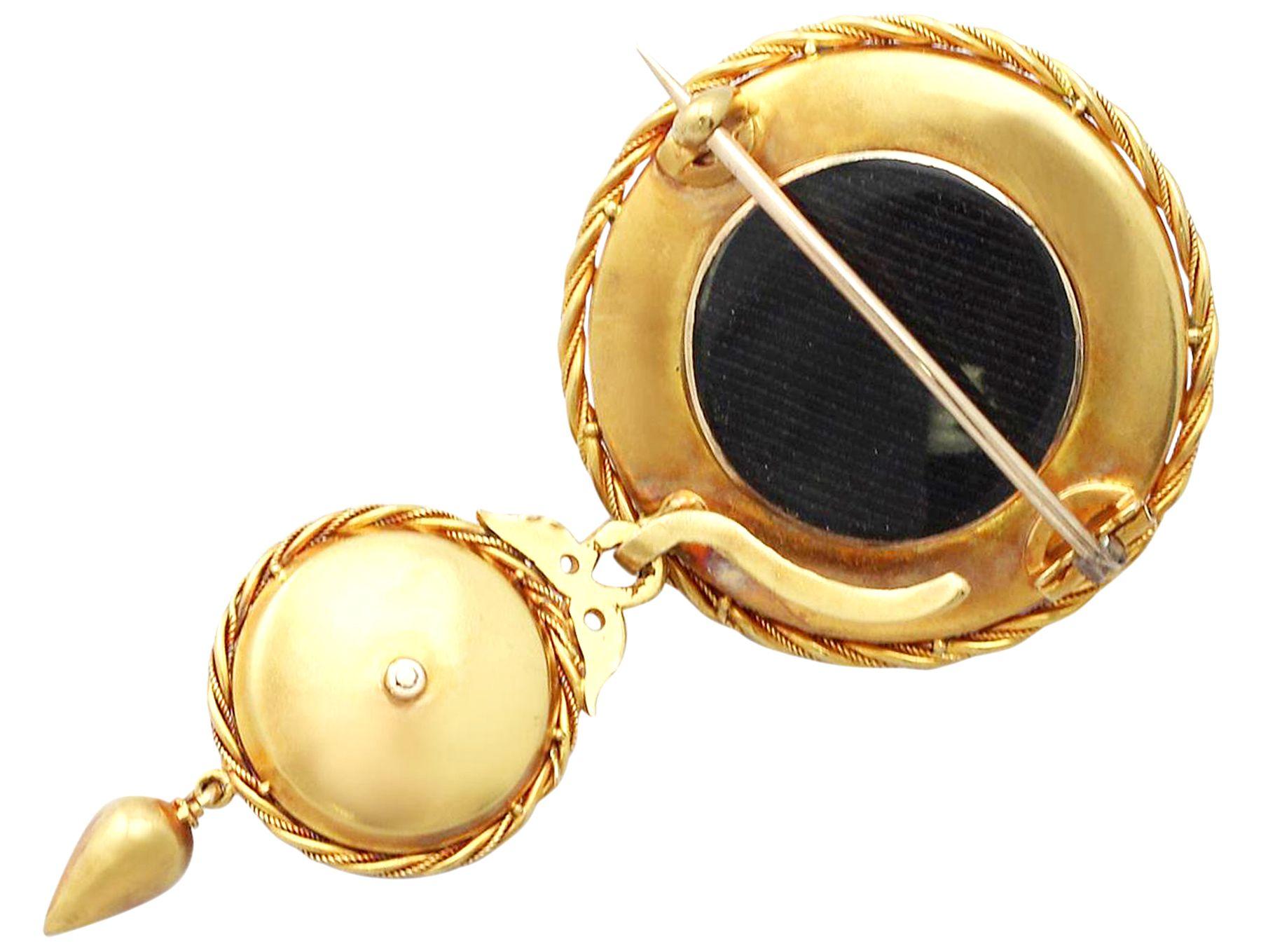 Parure Hunt & Roskell en or avec diamant et turquoise de 1,82 carat, début de l'ère victorienne en vente 6