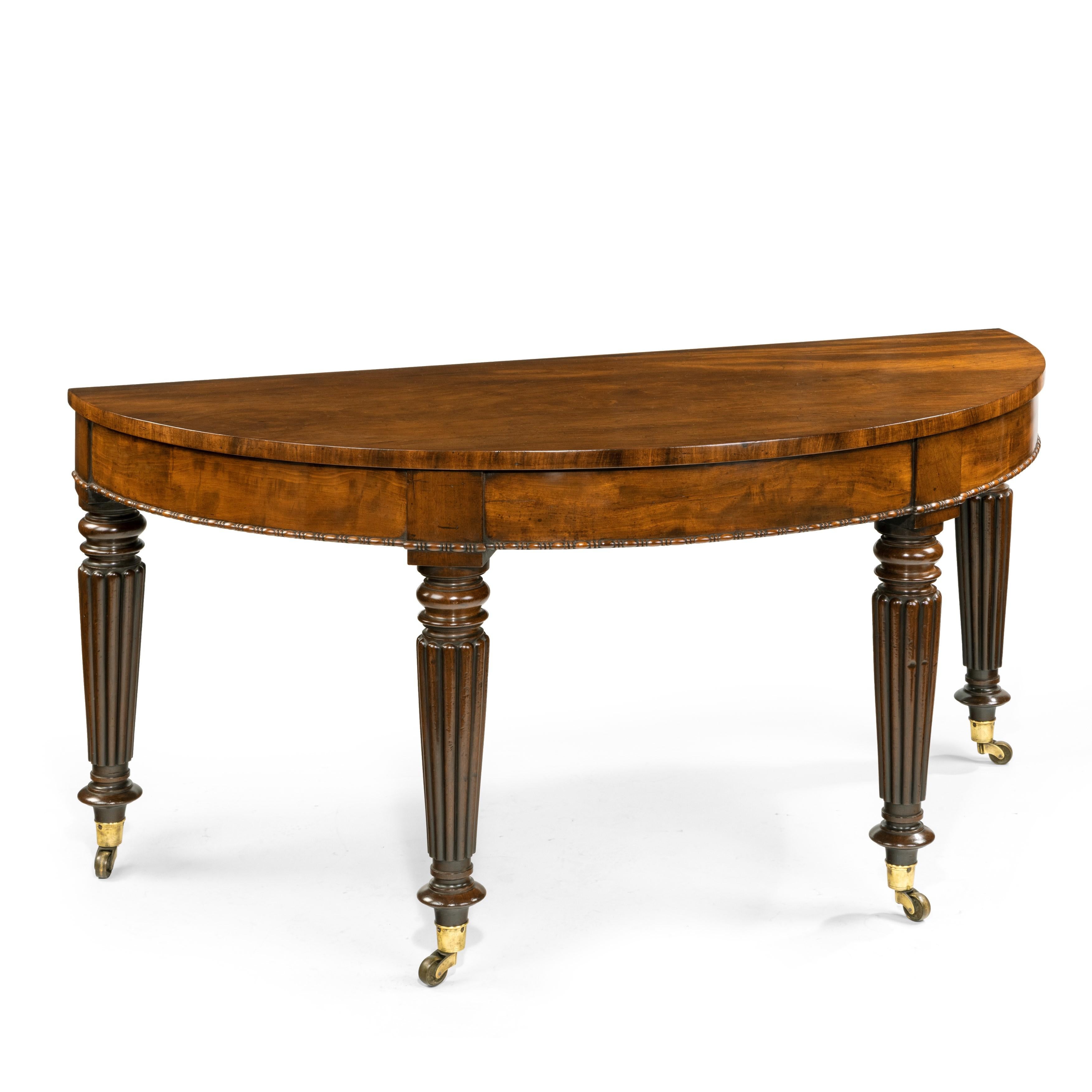 Mid-19th Century Early Victorian Mahogany Console Tables Attributed to Gillows