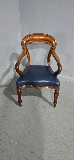 Early Victorian Mahogany Desk Chair
