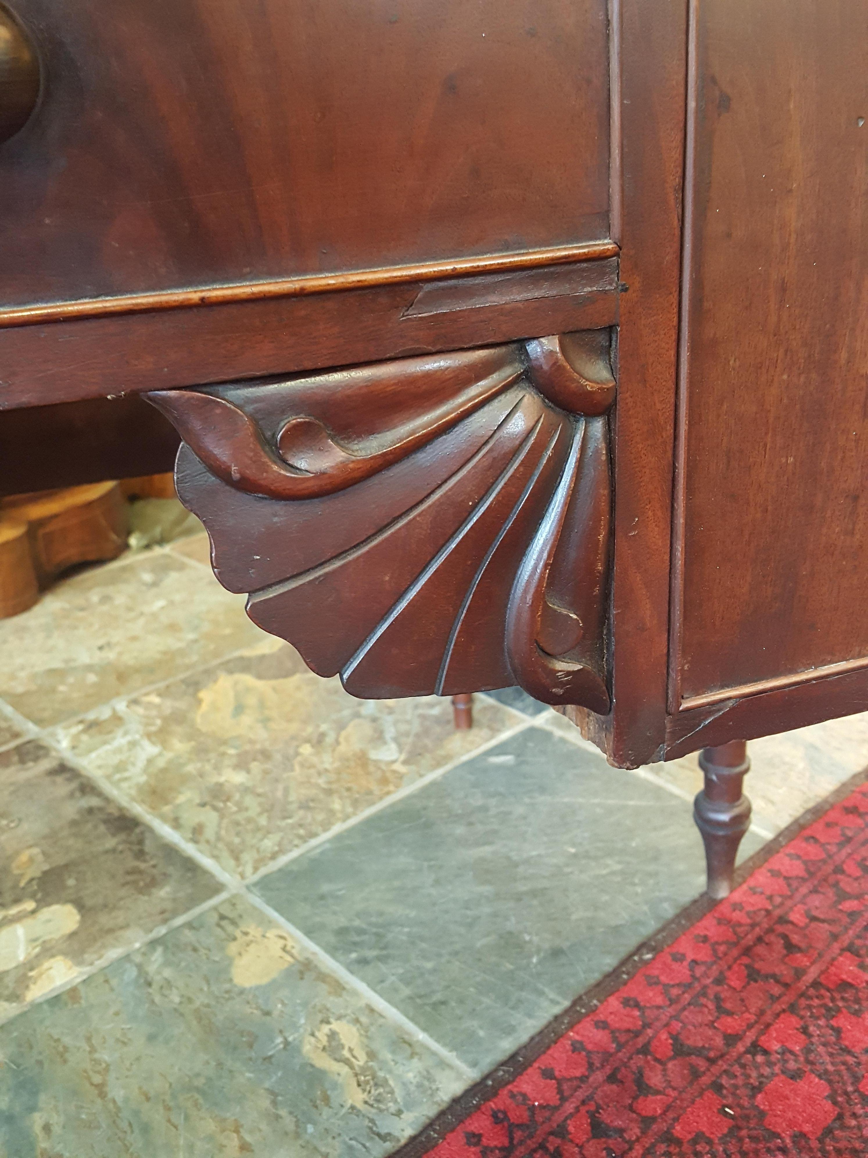 English Early Victorian Mahogany Dressing Table