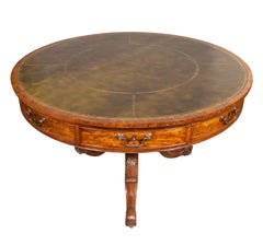 Early Victorian Mahogany Drum Table