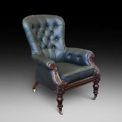 Early Victorian Mahogany Framed Armchair