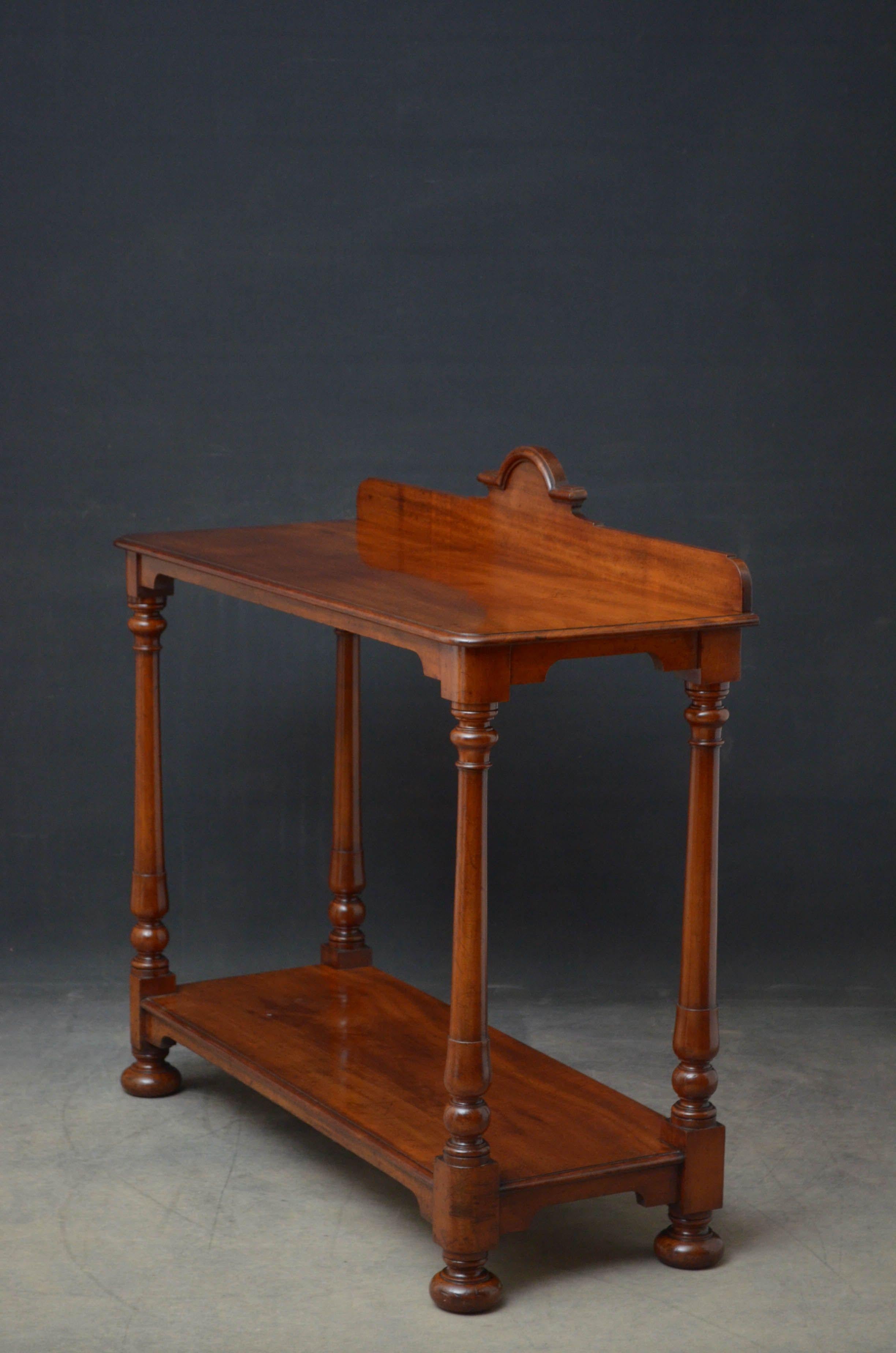 Early Victorian Mahogany Hall Table 6