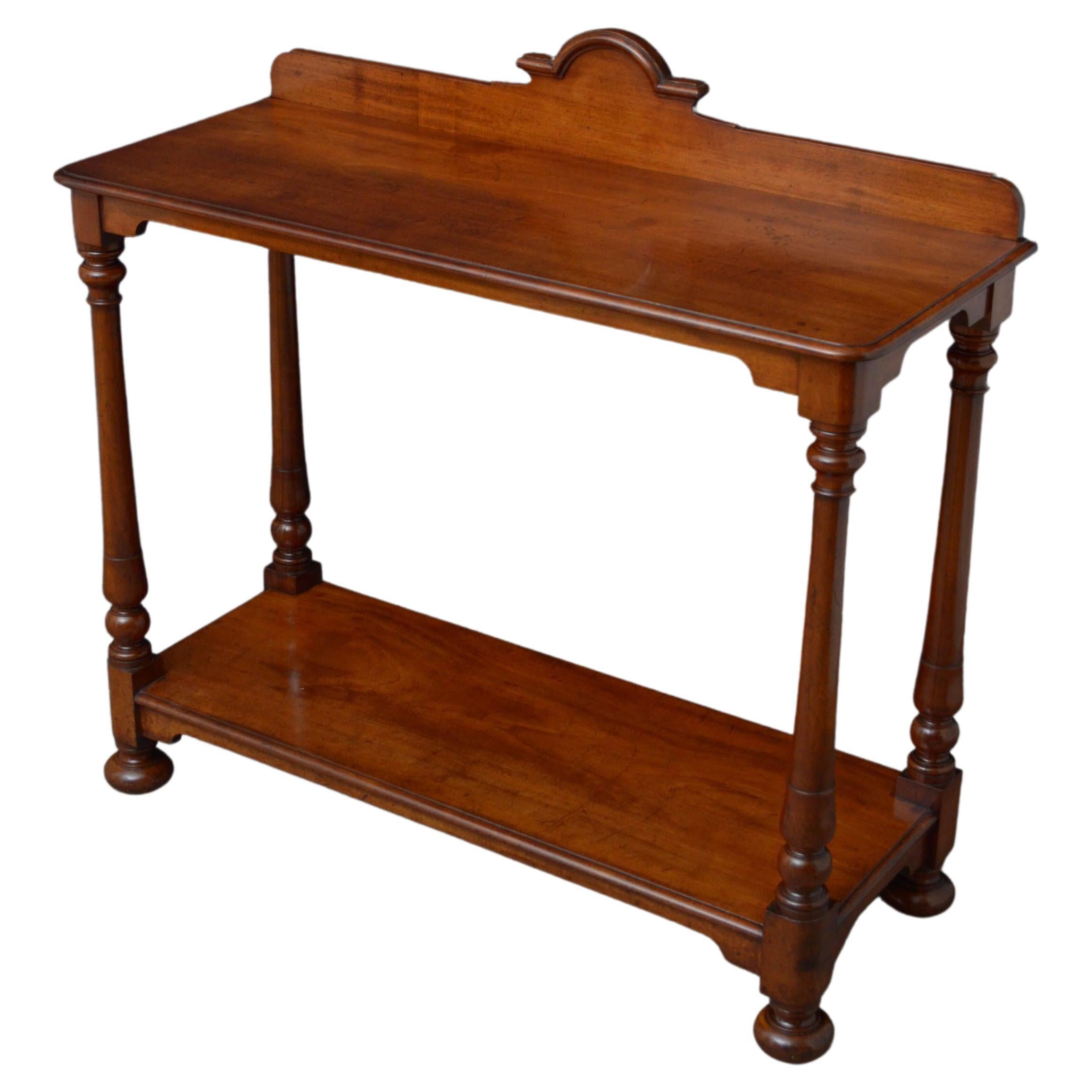 Early Victorian Mahogany Hall Table