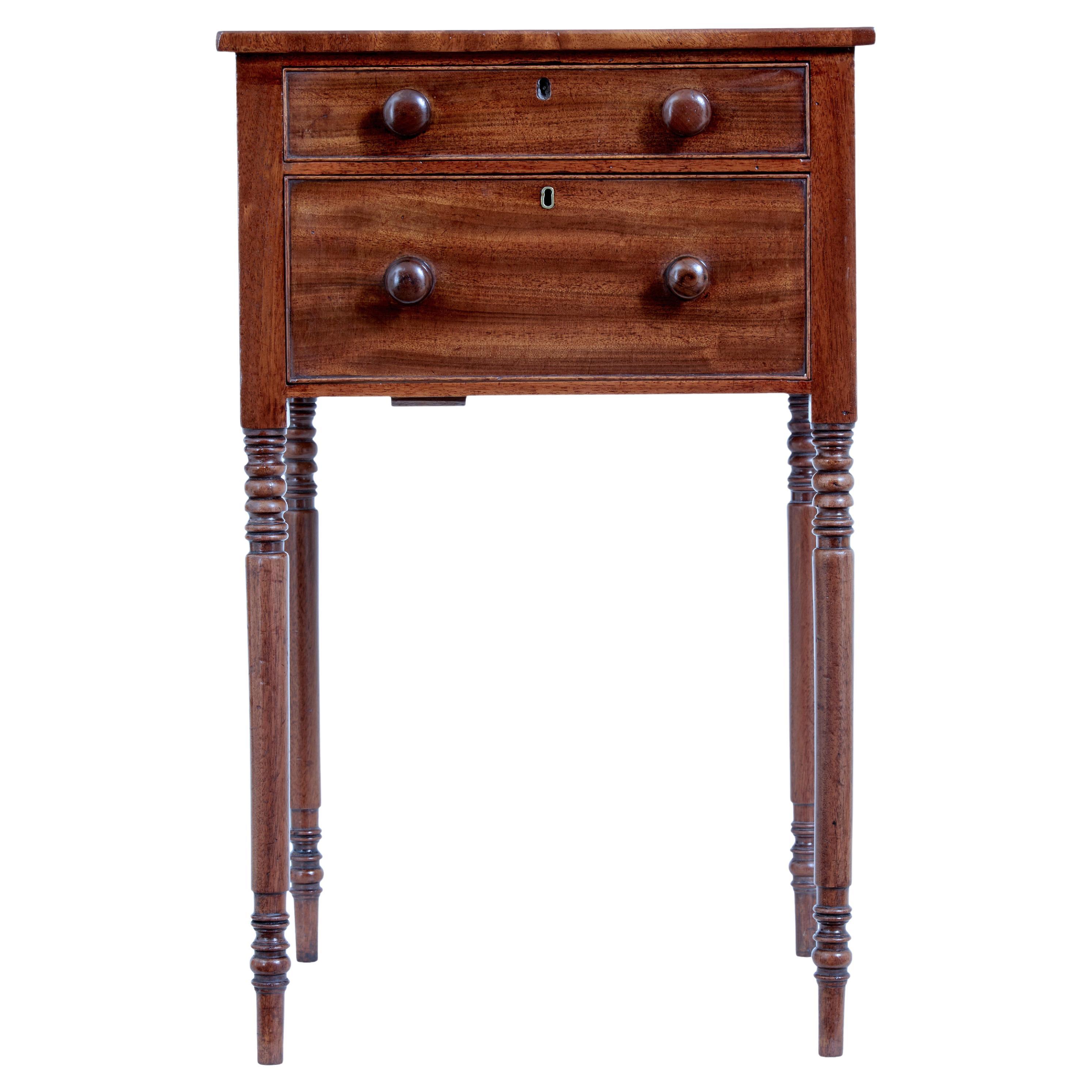 Quality Victorian Mahogany Side / Writing Table For Sale at 1stDibs