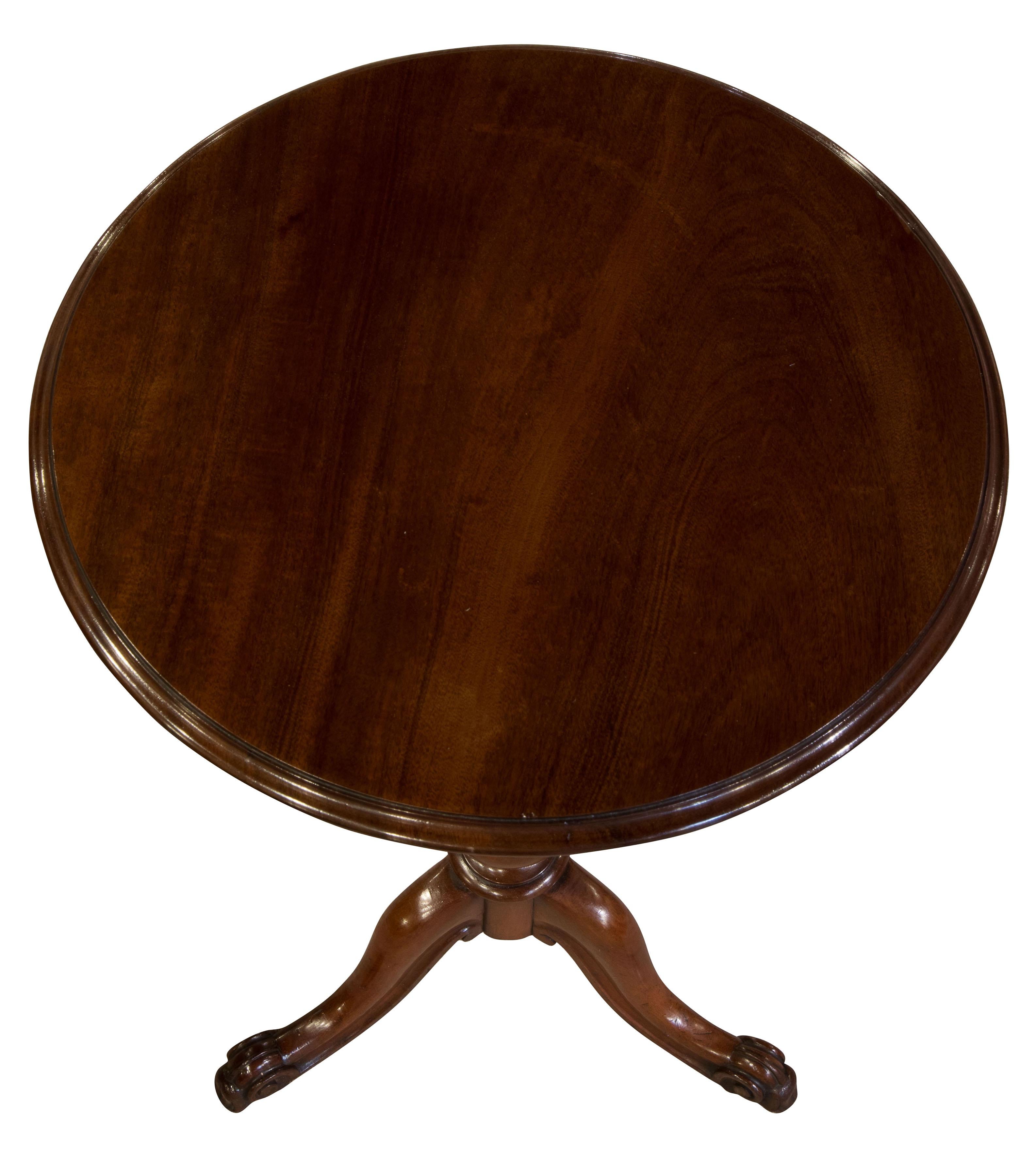 Early Victorian mahogany wine table.