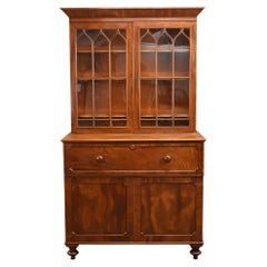 Early Victorian MahoganySecretaire Bookcase