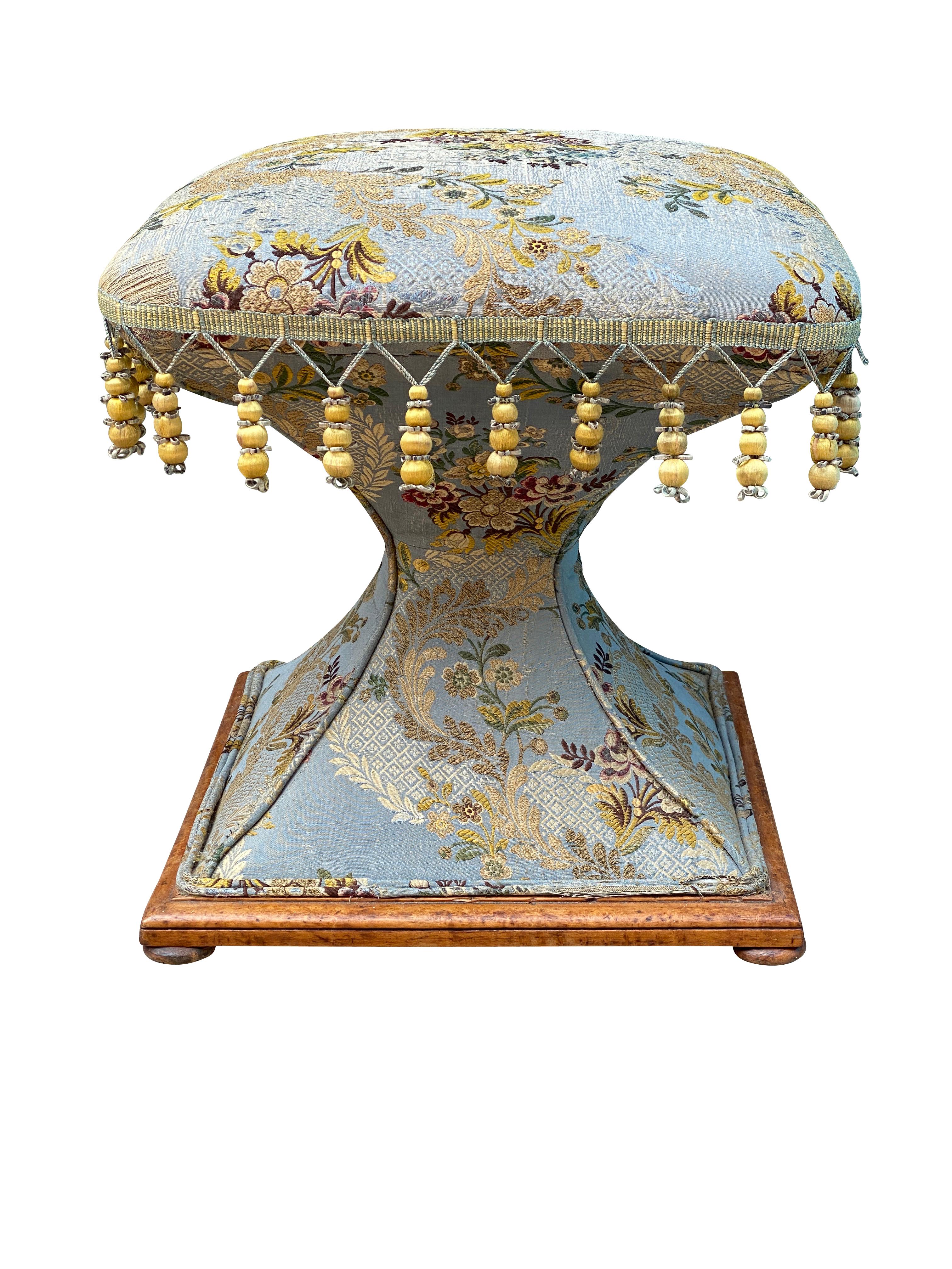 William IV Early Victorian Maple Footstool